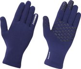 GripGrab - Waterproof Knitted Thermo Fietshandschoenen Regen Handschoenen - Navy Blauw - Unisex - Maat XS/S