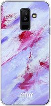 Samsung Galaxy A6 Plus (2018) Hoesje Transparant TPU Case - Abstract Pinks #ffffff