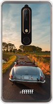 Nokia 6 (2018) Hoesje Transparant TPU Case - Oldtimer Mercedes #ffffff