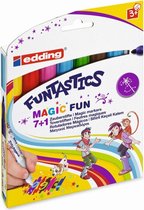 Edding 13 Funtastics Magic Fun Kinderkleurstift Set van 8 Assorti