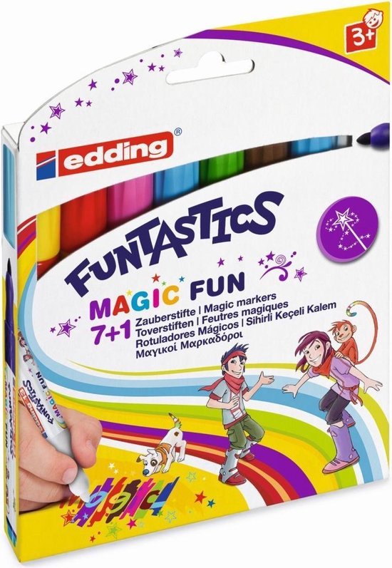 Edding Funtastics magic marker set van 8