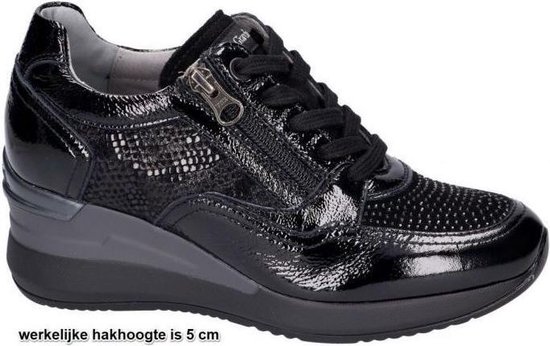 Schoenen Sneakers High top sneaker Nero Giardini High top sneaker zwart casual uitstraling 