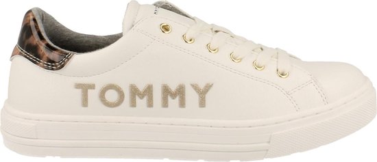 Tommy Hilfiger Sneaker Laag Meisjes/dames Maat 35/40 - Wit | 37 | bol.com