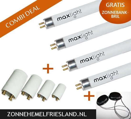 Hapro Zonnebank Lampen - vervangings-set (voor de gezichtsbruiner; Hapro Summerglow HB 175)