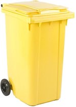 Afvalcontainer 240 liter geel | Kliko