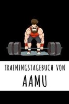 Trainingstagebuch von Aamu: Personalisierter Tagesplaner für dein Fitness- und Krafttraing im Fitnessstudio oder Zuhause