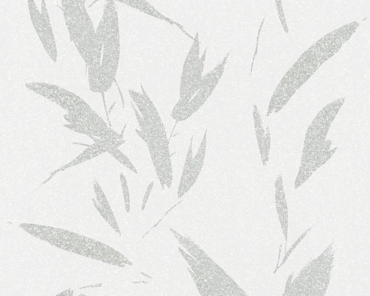 PALMBLADEREN BEHANG | Botanisch & Landelijk - creme grijs - A.S. Création New Elegance