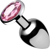 XR Brands - Booty Sparks - Pink Gem Anal Plug Small - Pink