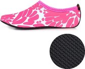 3mm anti-slip rubber reliëf textuur enige dacht duiken schoenen en sokken  één paar  grootte: XS (roze)