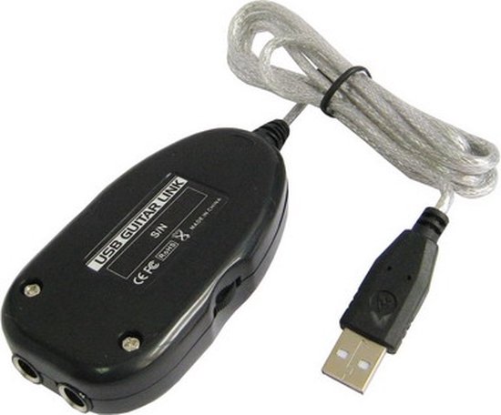 Câble de liaison d'interface guitare vers USB Enregistrement PC / MAC  (noir) | bol.com