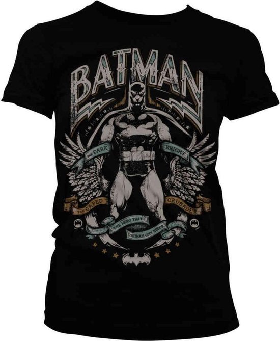 T-Shirt Enfant DC Batman Crouch - Tee-Shirt Super Héros Garçon Fille