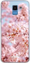 Samsung Galaxy J6 (2018) Hoesje Transparant TPU Case - Cherry Blossom #ffffff