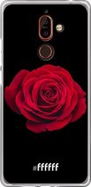 Nokia 7 Plus Hoesje Transparant TPU Case - Radiant Rose #ffffff