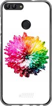 Huawei P Smart (2018) Hoesje Transparant TPU Case - Rainbow Pompon #ffffff