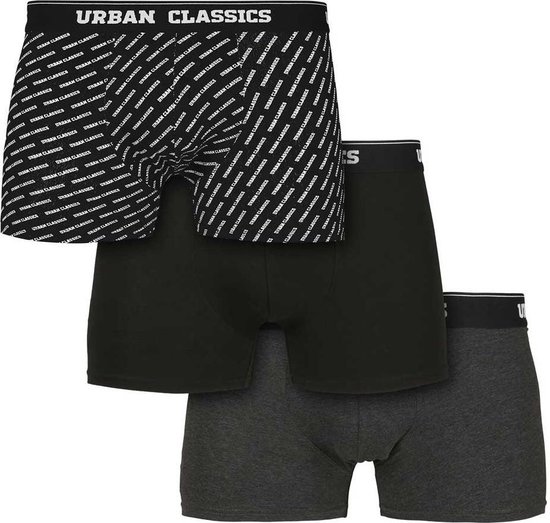 Urban Classics Boxershorts set 3-Pack Multicolours