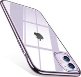 paarse metallic bumper case geschikt voor Apple iPhone 11