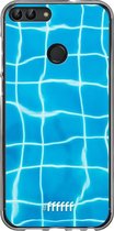 Huawei P Smart (2018) Hoesje Transparant TPU Case - Blue Pool #ffffff