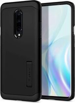 Hoesje OnePlus 8 - Spigen Tough Armor Case - Zwart