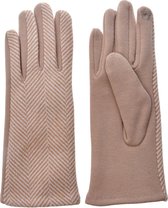 Clayre & Eef handschoenen 8x24cm kaki