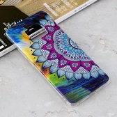 Lichtgevende kleurrijke Sun Flower Pattern schokbestendige TPU beschermhoes voor Huawei Mate 20 Pro