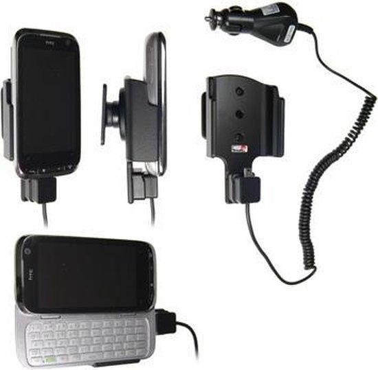 Brodit houder geschikt voor HTC Touch Pro 2 Actieve houder met 12/24V lader