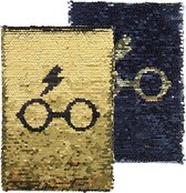 Carnet A5 de qualité supérieure à sequins Harry Potter