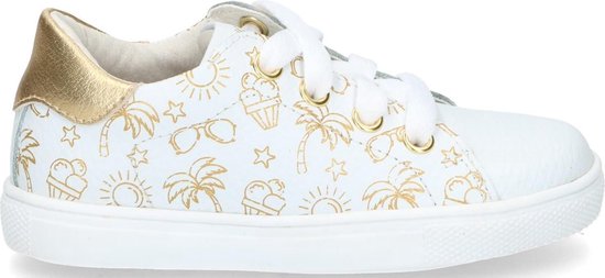 IK-KE veterschoen, Veterschoenen, Meisje, Maat 26, wit/goud | bol.com