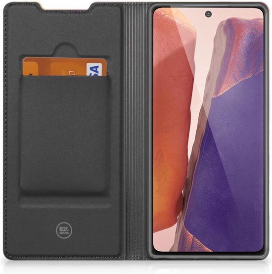 Coque Stand Samsung Galaxy Note20 Smart Cover Aquarelle Foncé