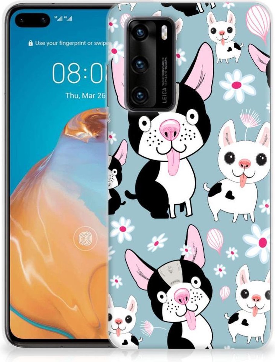 Huawei P40 TPU Hoesje Hondjes