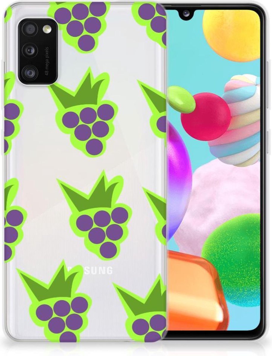 Samsung Galaxy A41 Siliconen Case Druiven