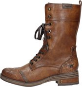 Mustang Dames veterschoenen Veterschoenen Hoog - cognac - Maat 45