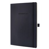 notitieboek Sigel Conceptum Pure softcover A4 zwart gelinieerd SI-CO311