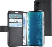 Azuri Motorola Edge hoesje - Walletcase - Zwart