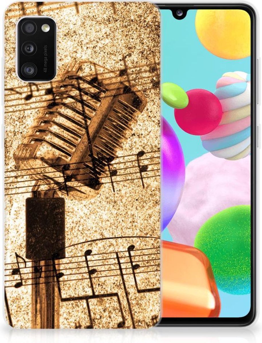 Samsung Galaxy A41 Siliconen Hoesje met foto Bladmuziek