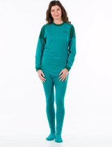 Combinaison en jersey avec pied | Zip arrière | Costume de cueillette  | Vert | XXXL