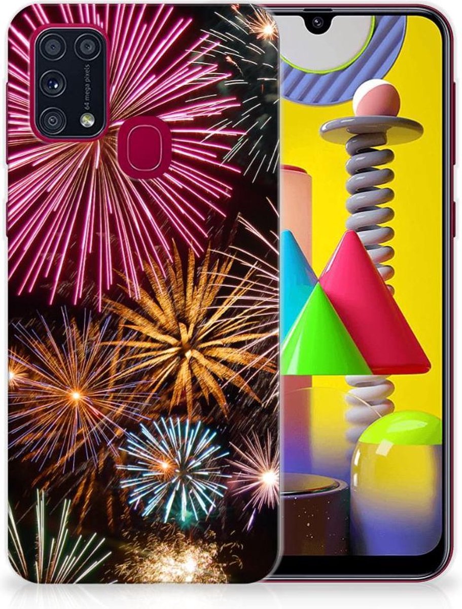 Samsung Galaxy M31 Silicone Back Cover Vuurwerk