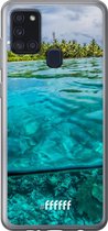 Samsung Galaxy A21s Hoesje Transparant TPU Case - Beautiful Maldives #ffffff