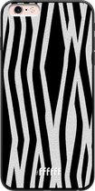 iPhone 6 Plus Hoesje TPU Case - Zebra Print #ffffff