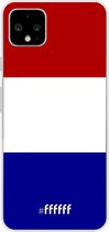 Google Pixel 4 XL Hoesje Transparant TPU Case - Nederlandse vlag #ffffff