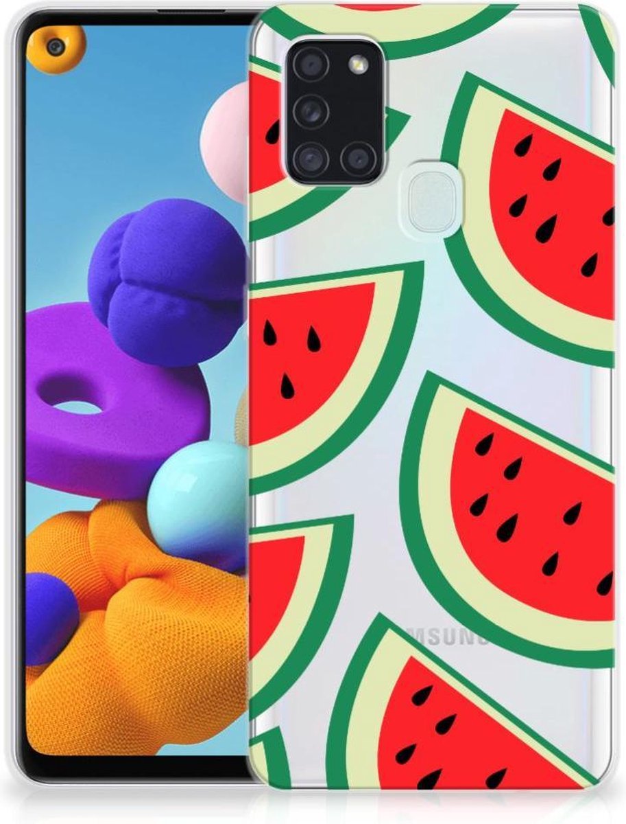 Samsung Galaxy A21s Siliconen Case Watermelons