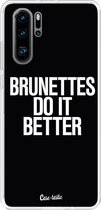 Casetastic Huawei P30 Pro Hoesje - Softcover Hoesje met Design - Brunettes Do It Better Print