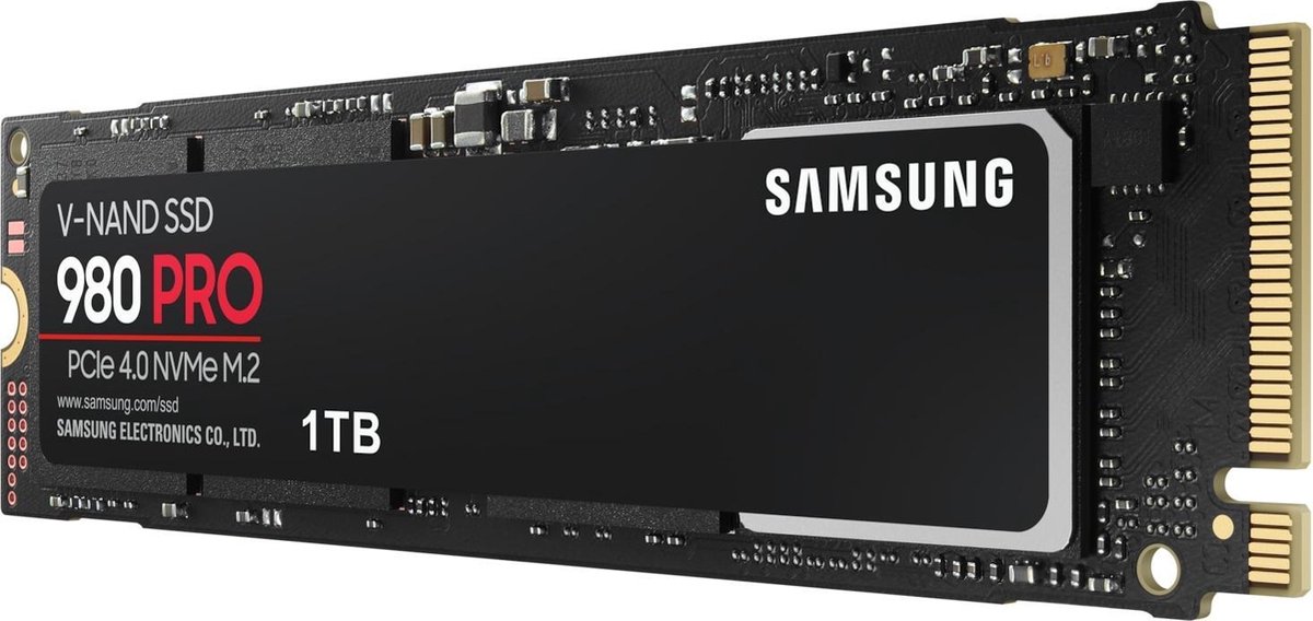 Samsung 980 PRO - Interne SSD - PCIe 4.0 - NVMe M.2 - 1 TB | bol.