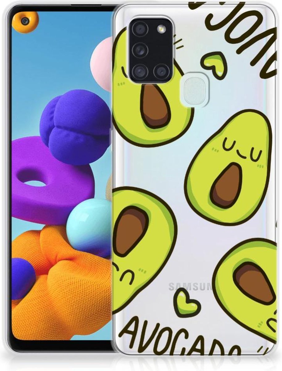 Samsung Galaxy A21s Telefoonhoesje met Naam Avocado Singing