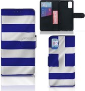 Wallet Book Case Samsung Galaxy A41 GSM Hoesje Griekenland