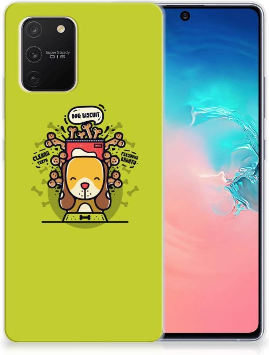 Samsung Galaxy S10 Lite Telefoonhoesje met Naam Doggy Biscuit