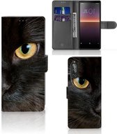 Telefoonhoesje Sony Xperia 10 II Beschermhoesje Zwarte Kat