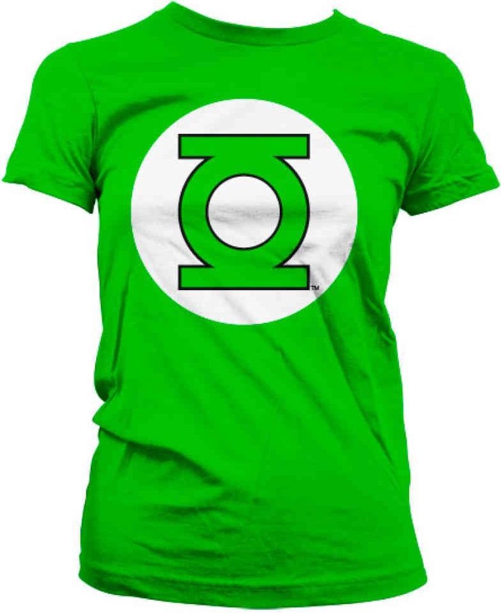 DC Comics Green Lantern Dames Tshirt -L- Logo Groen