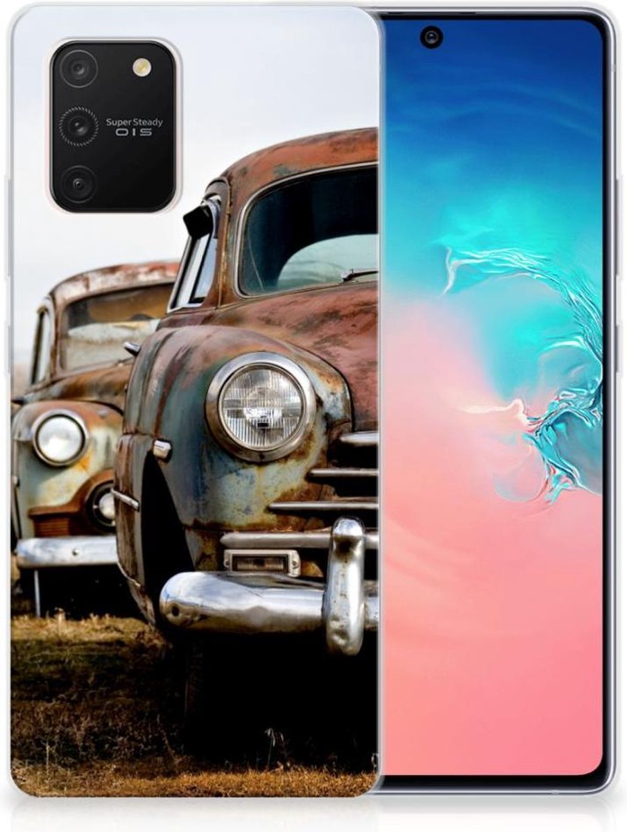 Samsung Galaxy S10 Lite Siliconen Hoesje met foto Vintage Auto
