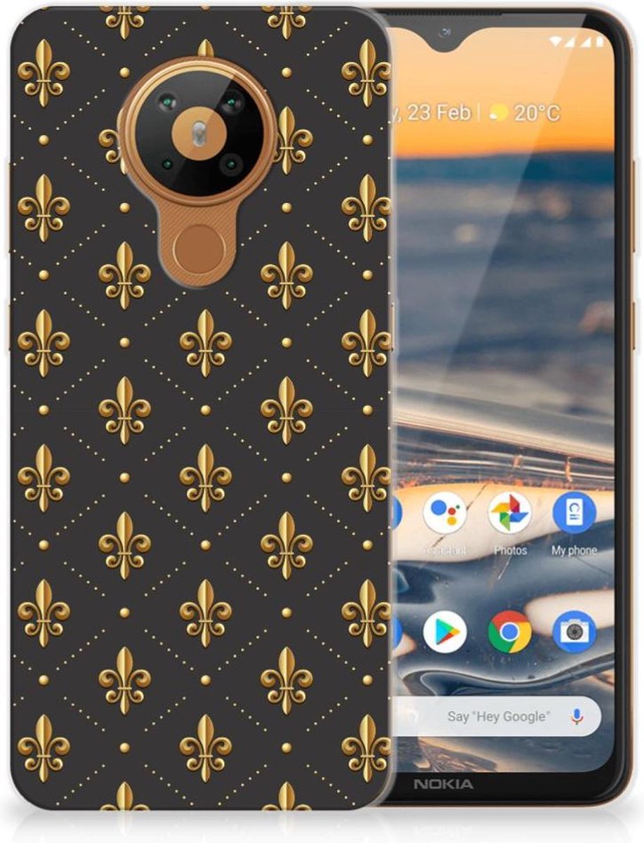 Nokia 5.3 TPU bumper Franse Lelie