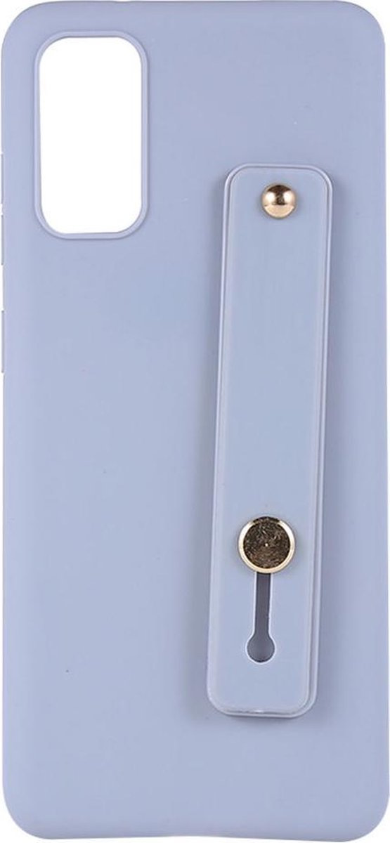 "Shop4 - Geschikt voor Samsung Galaxy A51 Hoesje - Zachte Back Case met Grip Mat Grijs"